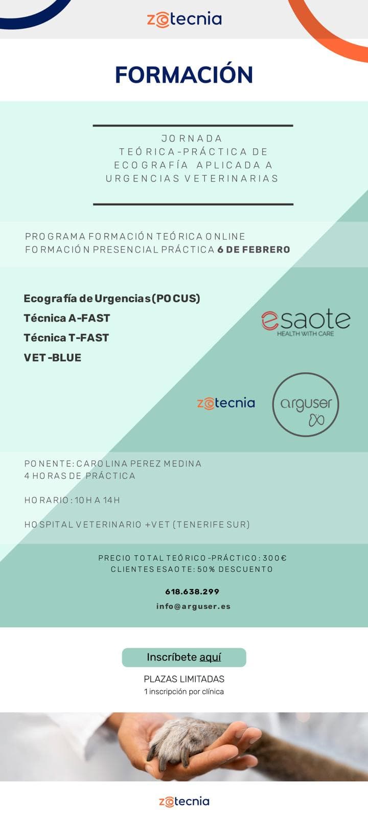 JORNADA TEORICA-PRACTICA DE ECOGRAFIA APLICADA A URGENCIAS VETERINARIAS
